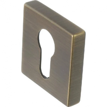 Аксесуари CONVEX, 2145, PZ накладка, квадрат, антична бронза