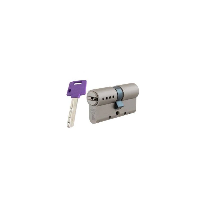 Циліндр Mul-t-lock Interactive+ 82 (27x55) ключ-ключ нікель сатин